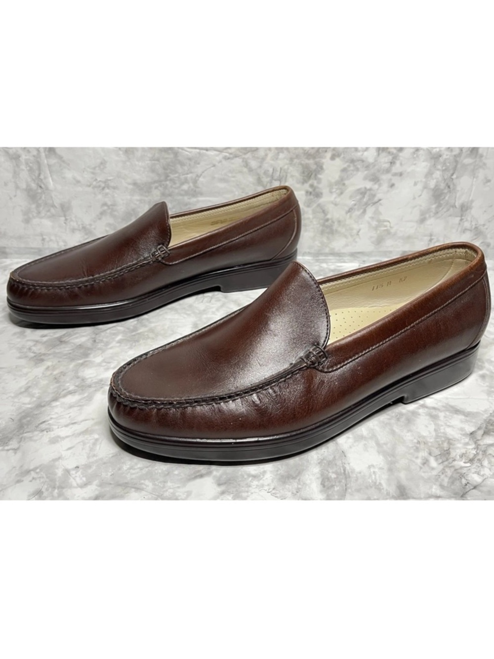 SAS Venetian Slip On Loafers Comfort Shoes Men’s Size 11.5 Brown RARE